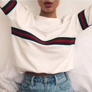 Gucci look-a-like cotton crew neck